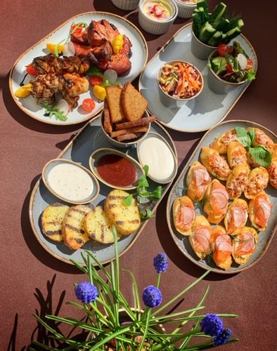 BBQ Plate trijiem
