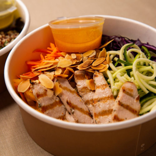 Sous vide cāļa filejas bowl